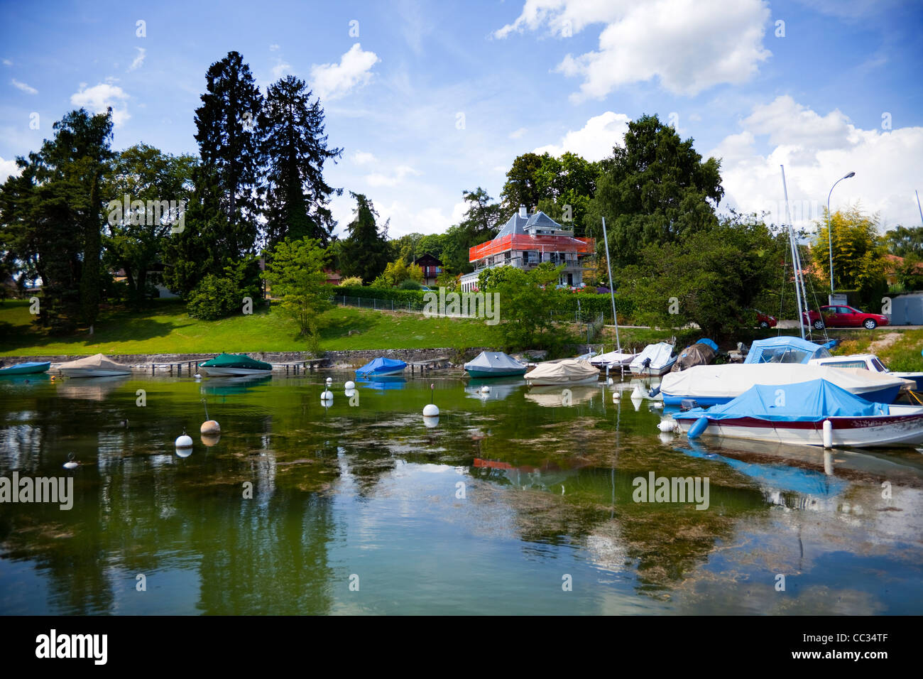 See Léman - Genfersee in der Schweiz Stockfoto