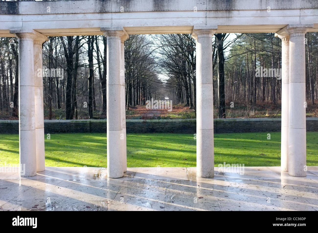 Australische Friedhof großen Krieg. Polygon-Wald. Flandern Stockfoto