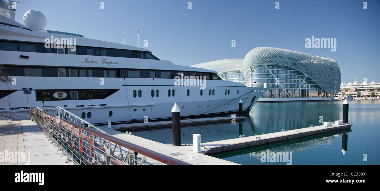 Indische Kaiserin @ Insel Yas Marina Abu Dhabi Stockfoto