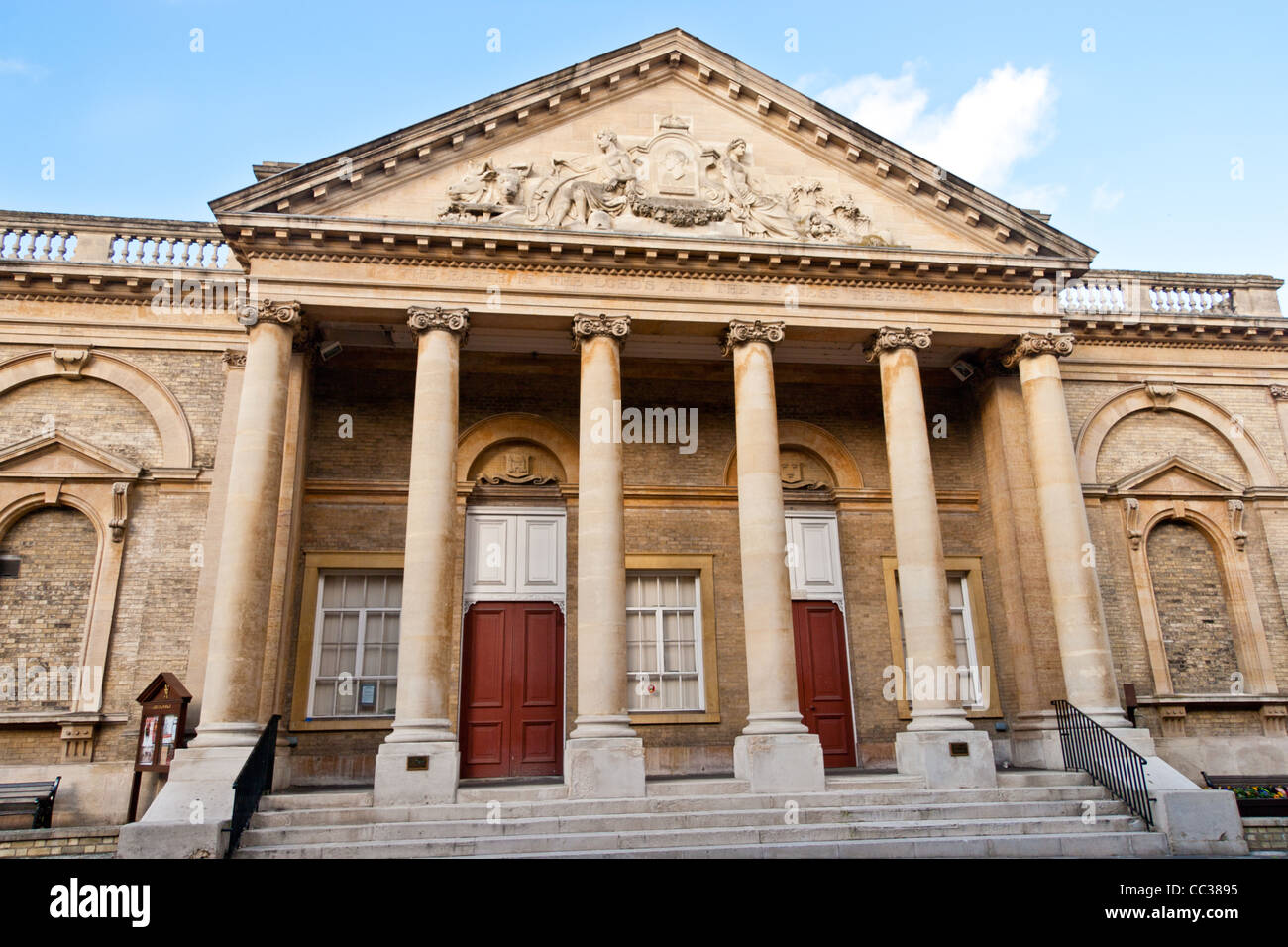 Corn Exchange, Guildhall Straße, Bury St Edmunds, Suffolk, England Stockfoto