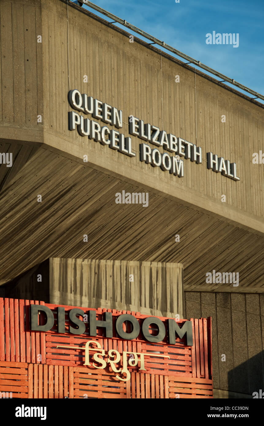 Queen Elizabeth Hall und Purcell Room, Sommer 2011 Stockfoto