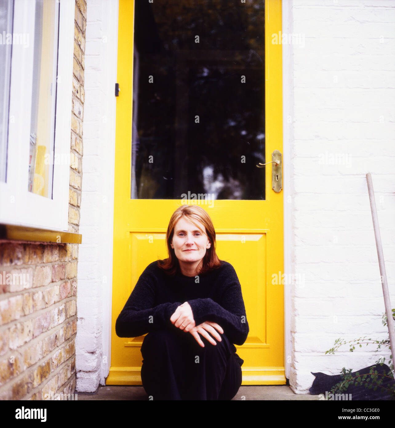 Portrat Von Mary Portas Vor Ihrem Haus In Nord London Uk