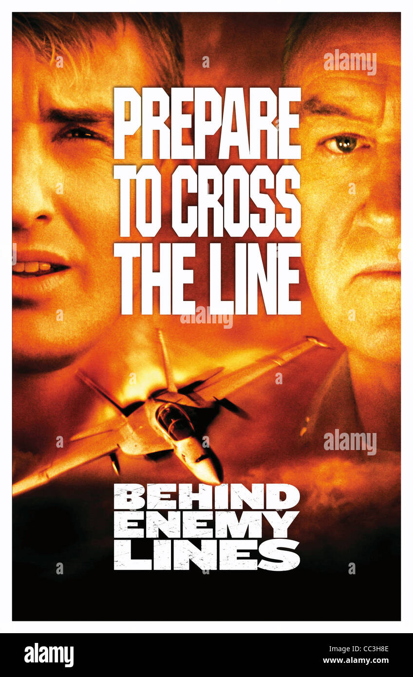 Kino: Hinter feindlichen Linien (Behind Enemy Lines) 2001 Regisseur John Moore Poster Stockfoto