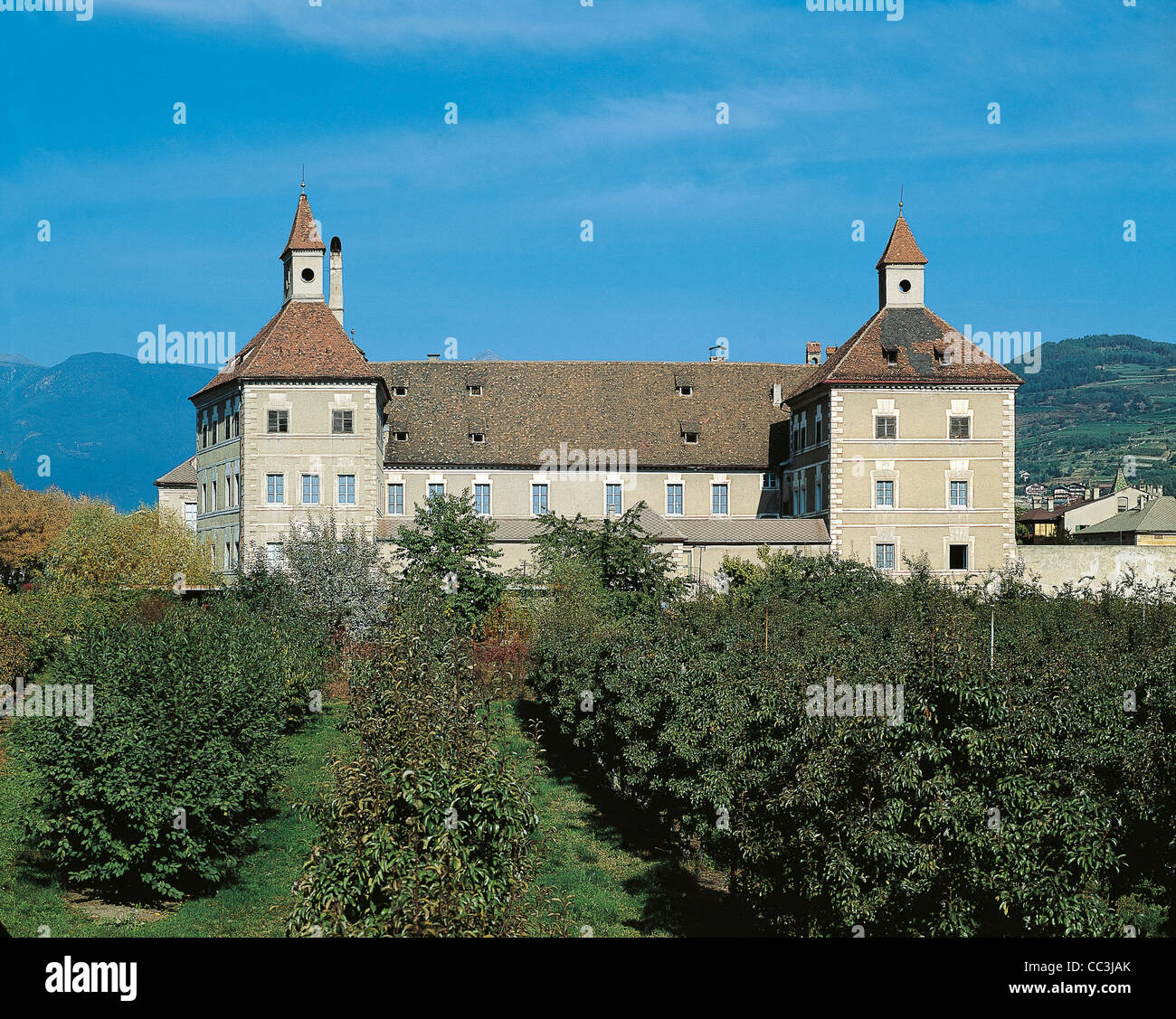 Tyrol Brixen (Bz) äußeren Palast der Fürstbischöfe Stockfoto