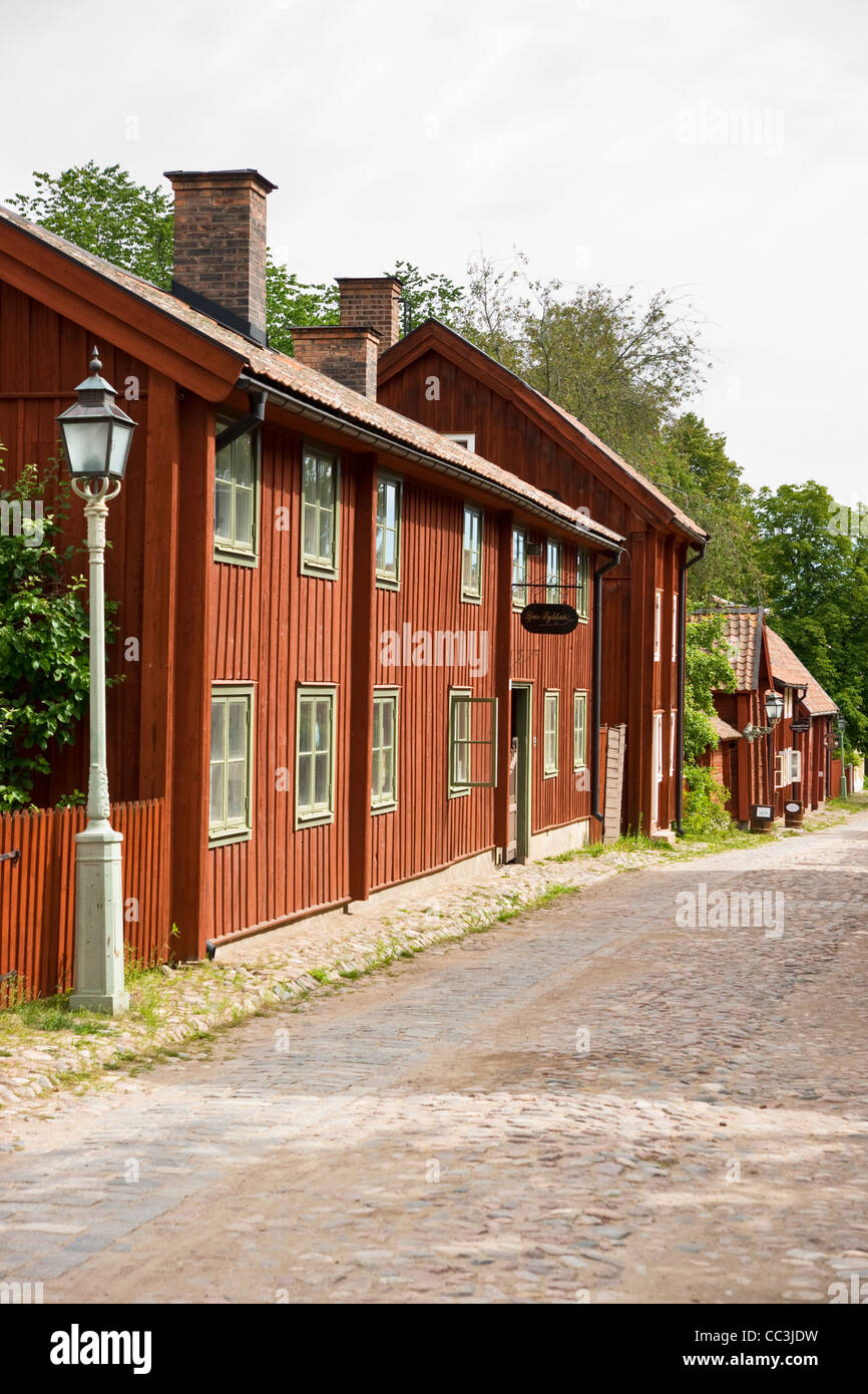 Altstadt in Linköping Stockfoto