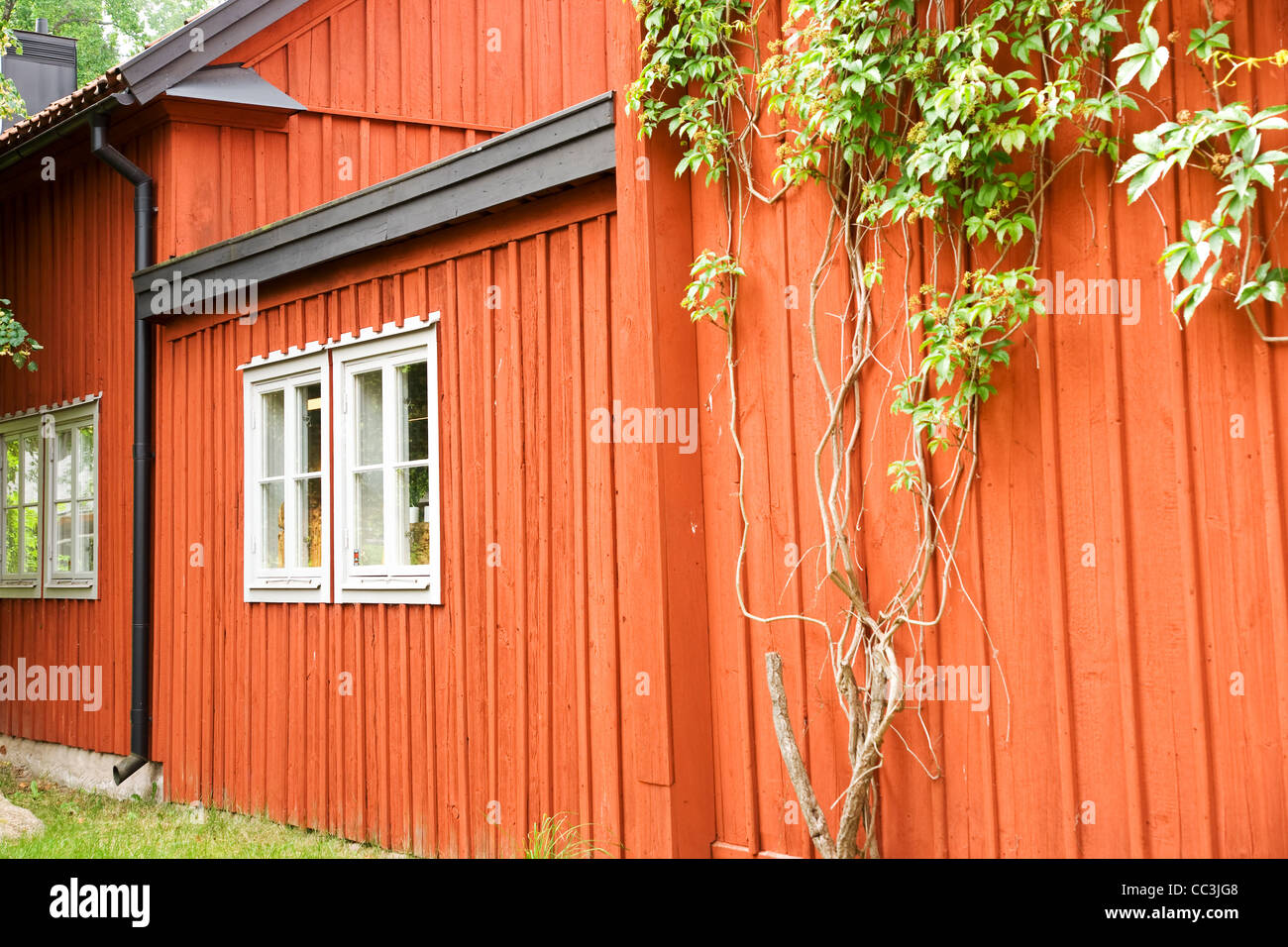 Altstadt in Linköping Stockfoto