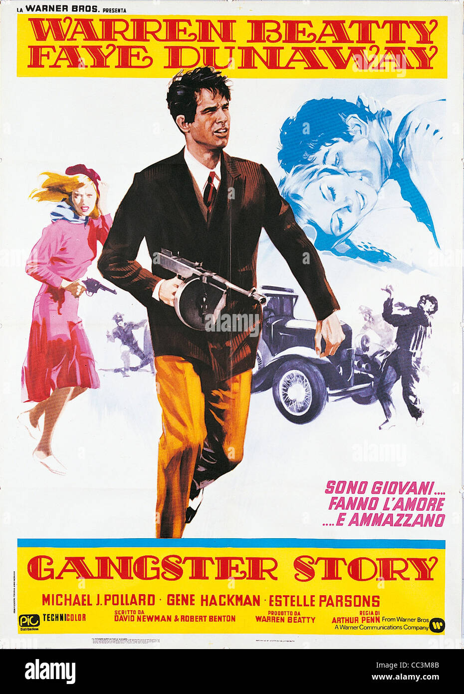 Manifest-Film: Gangstergeschichte, 1967, Regie: Arthur Penn Stockfoto