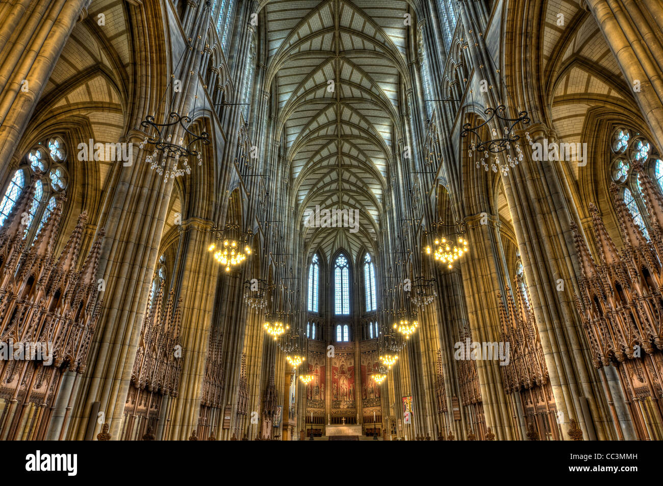 Lancing College Chapel, Brighton, Hove, West Sussex, England, UK, Europa Stockfoto