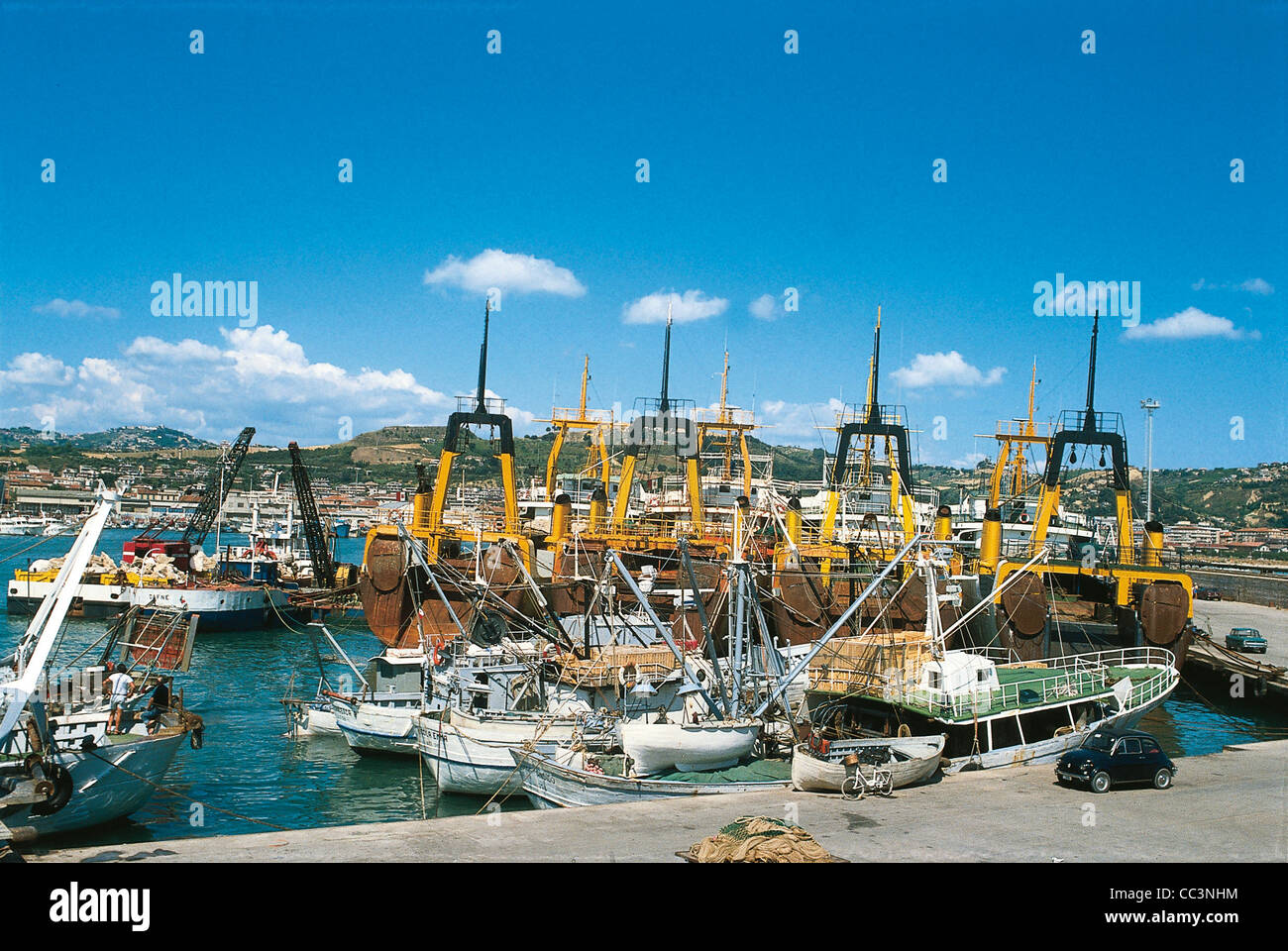 Marken-San Benedetto Del Tronto Schiffe Stockfoto