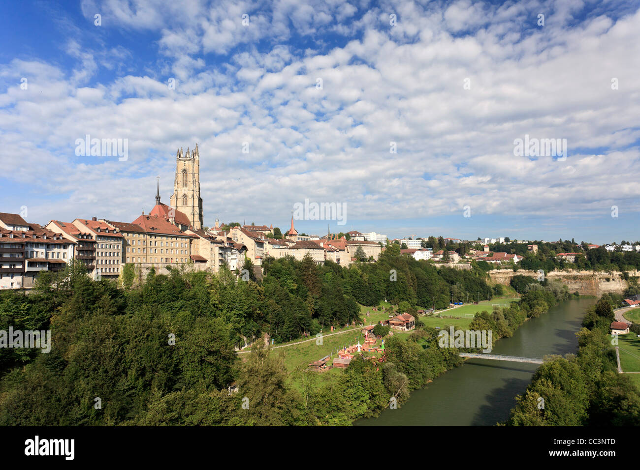 Schweiz, Freiburg, Altstadt Stockfoto