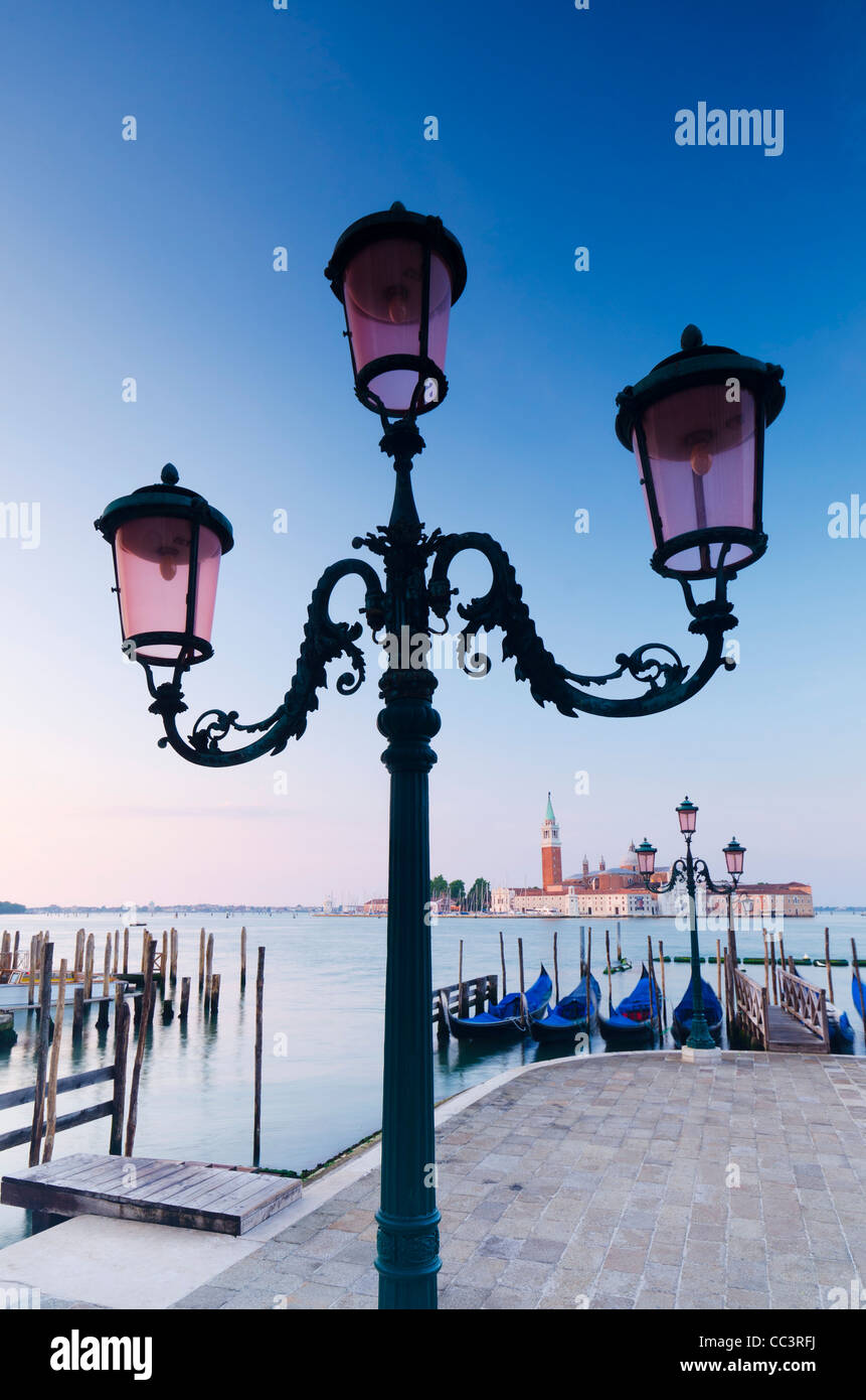 Italien, Veneto, Venedig, Kirche San Giorgio Maggiore über Basino di San Marco Stockfoto