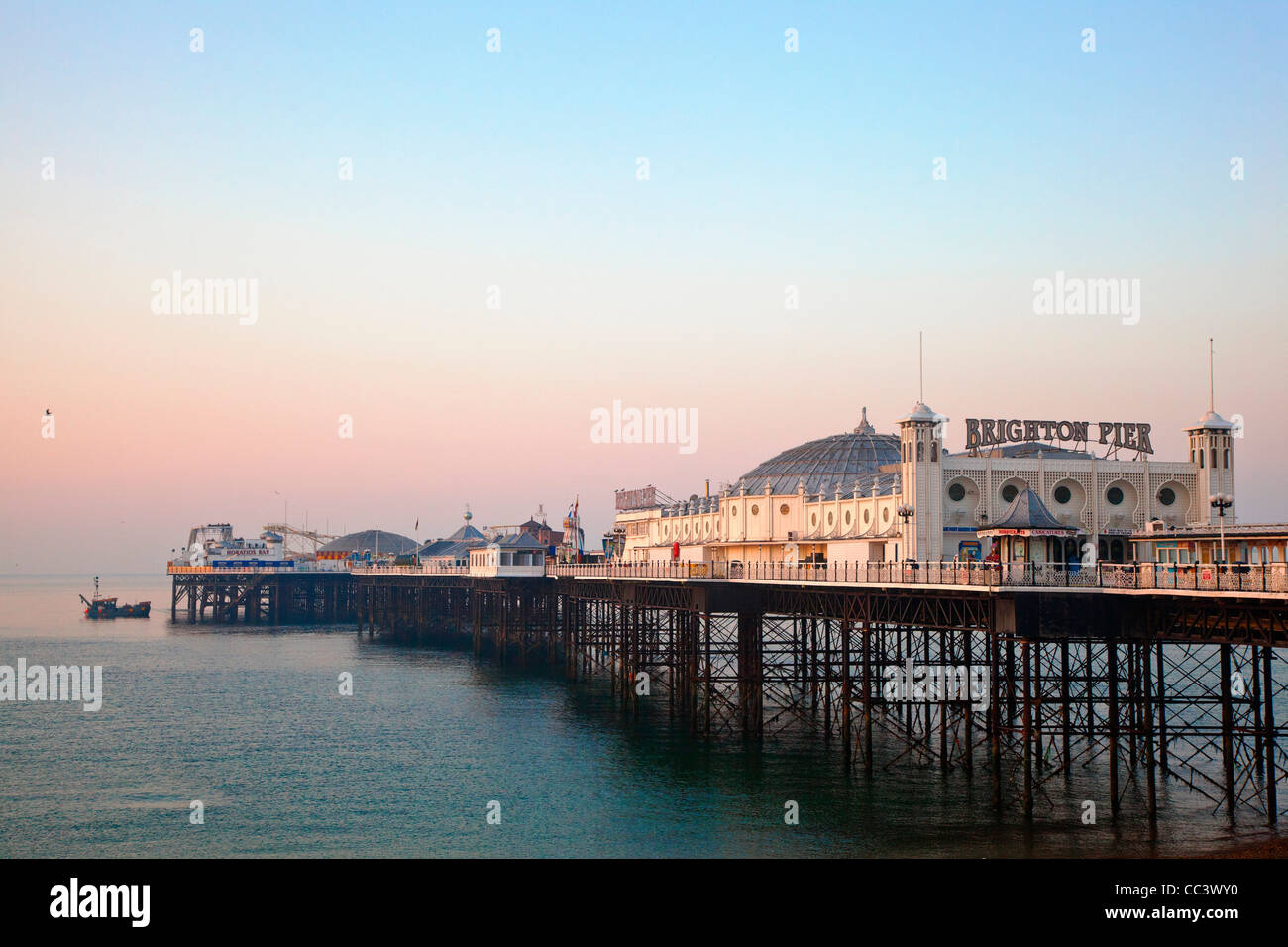 Vereinigtes Königreich, England und Brighton Marine Palace Pier Stockfoto