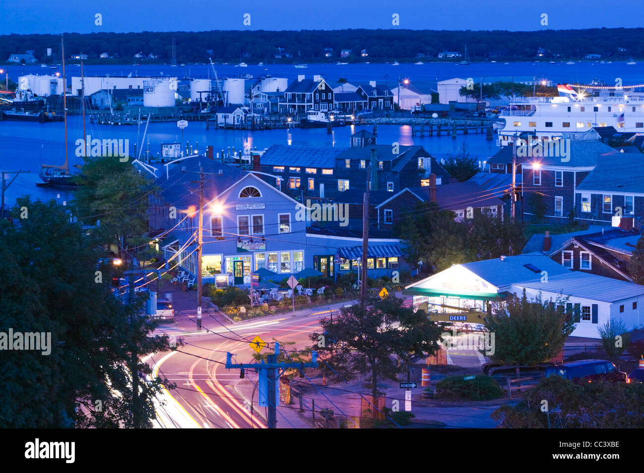 USA, Massachusetts, Martha es Vineyard, Vineyard Haven, Main Street Stockfoto