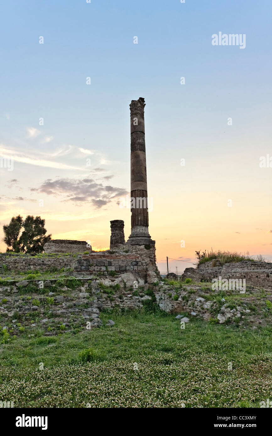 Scipio Gräber, Liternum Römersiedlung, archäologische Stätte in Giugliano, Neapel, Kampanien, Süditalien Stockfoto