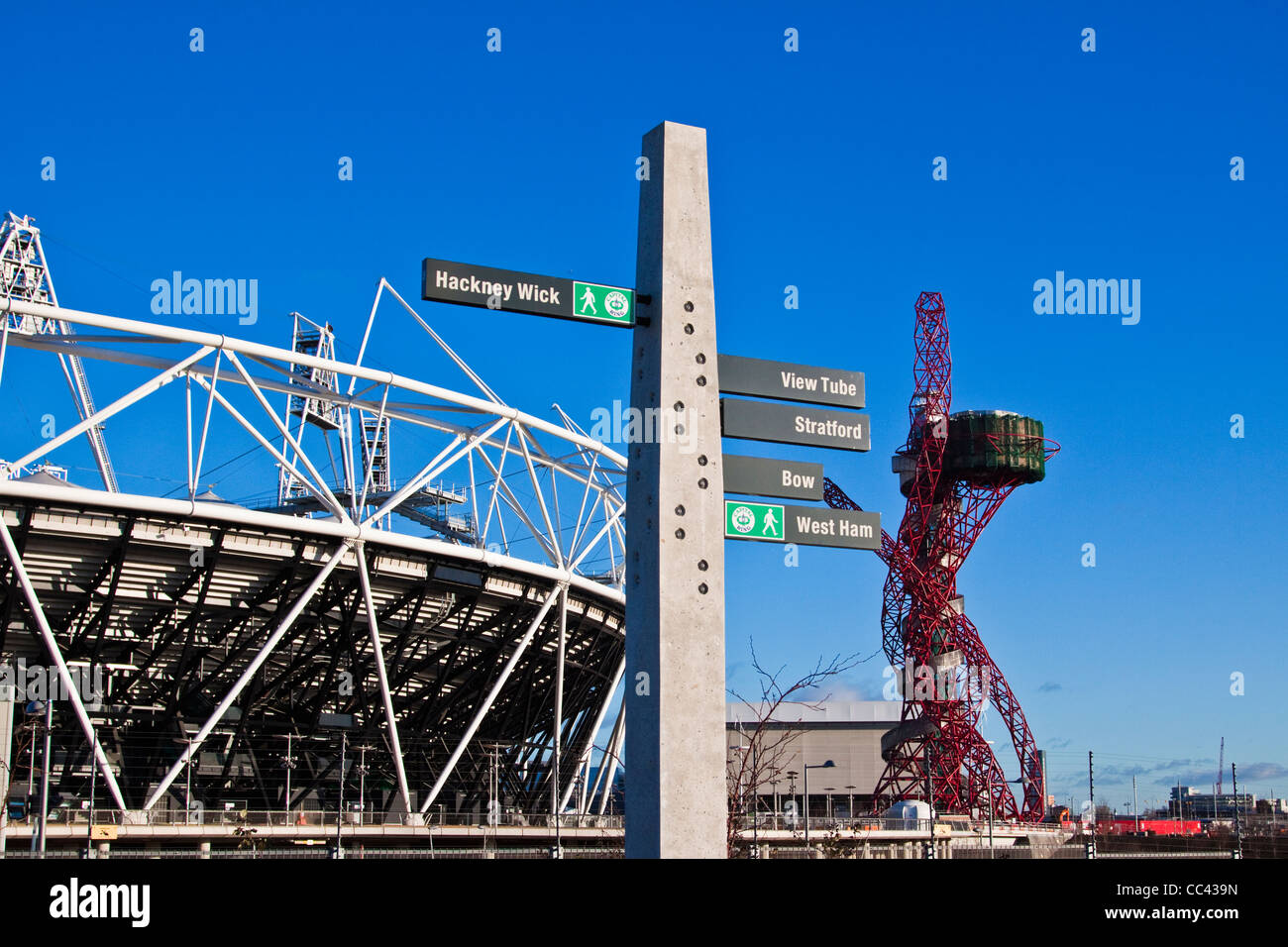 Olympic Park in London 2012 Stockfoto