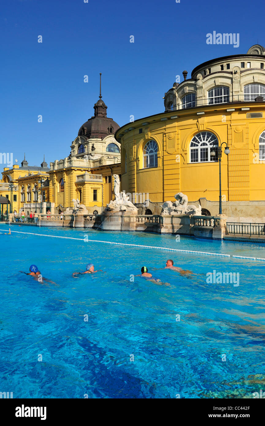 Szechenyi Thermal Bad, Budapest, Ungarn Stockfoto