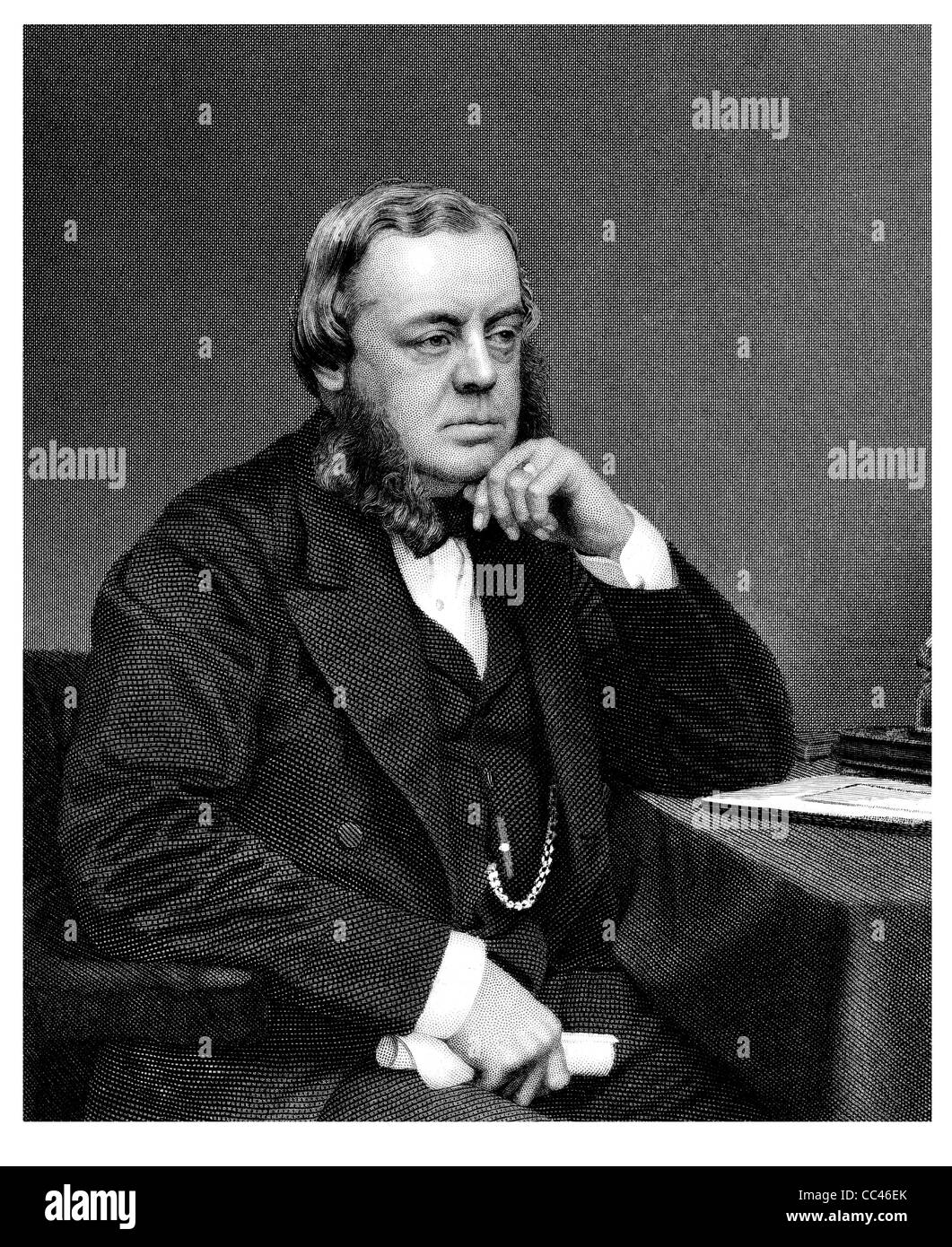 John Winston Spencer Churchill 7. Duke of Marlborough 1822 1883 Earl Sunderland Marquess Blandford britischer Staatsmann Edelmann Stockfoto