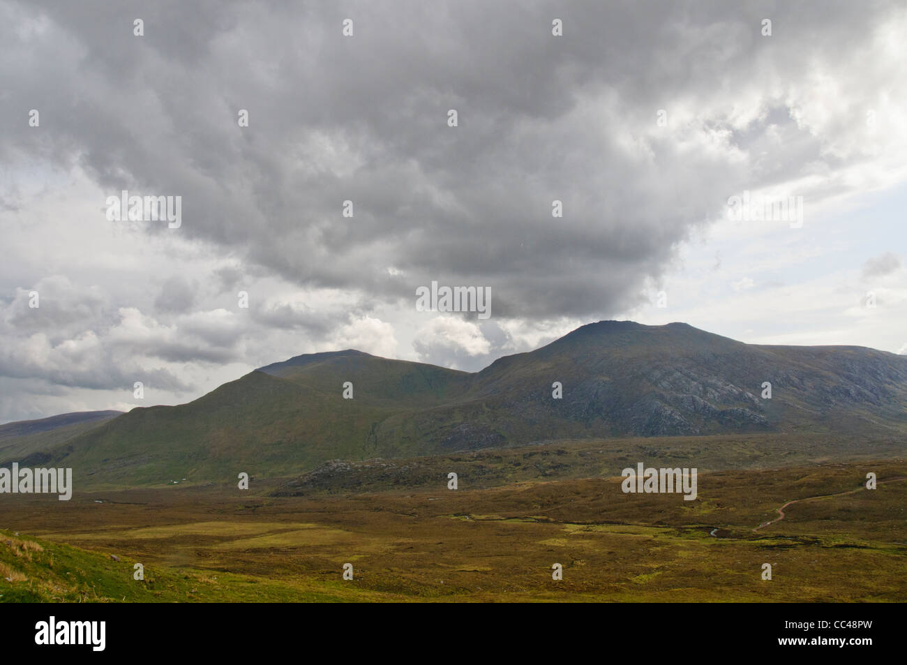 Foinaven Berg, nur 12 ft hinter einem Munro, die über 3000 ft A838 Nord, Nord-West-Sutherland, Nord Schottland sein muss Stockfoto