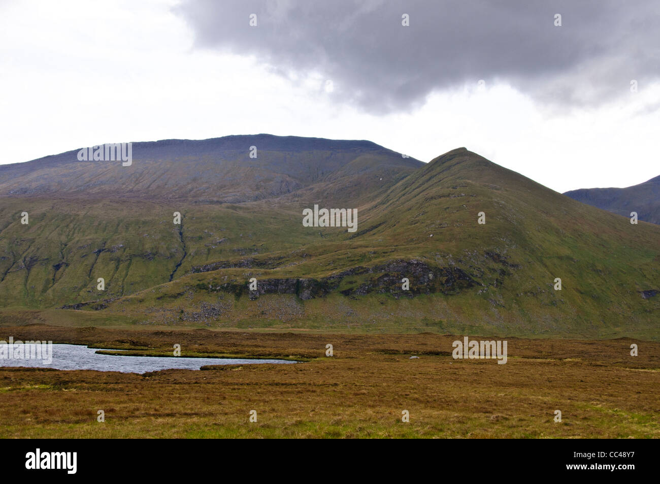 Foinaven Berg, nur 12 ft hinter einem Munro, die über 3000 ft A838 Nord, Nord-West-Sutherland, Nord Schottland sein muss Stockfoto