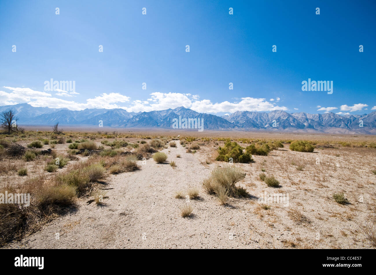 Sierra Nevada Bergkette mit kargen Landschaft Stockfoto