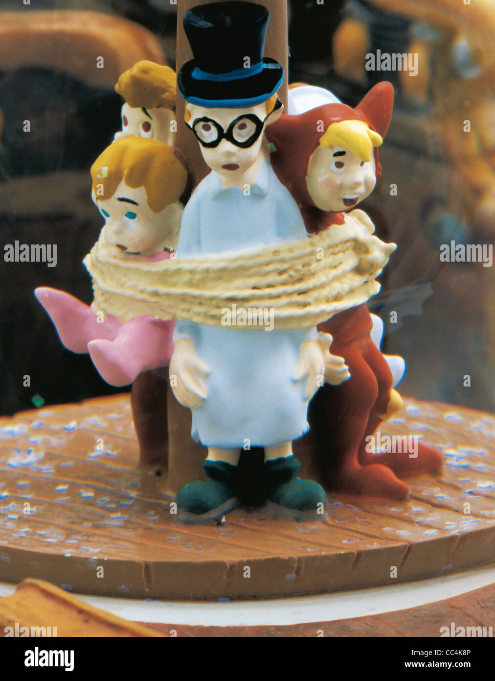 Sammeln: Schneeball Schneekugeln Walt Disney Peter Pan Special zum Schiff Stockfoto