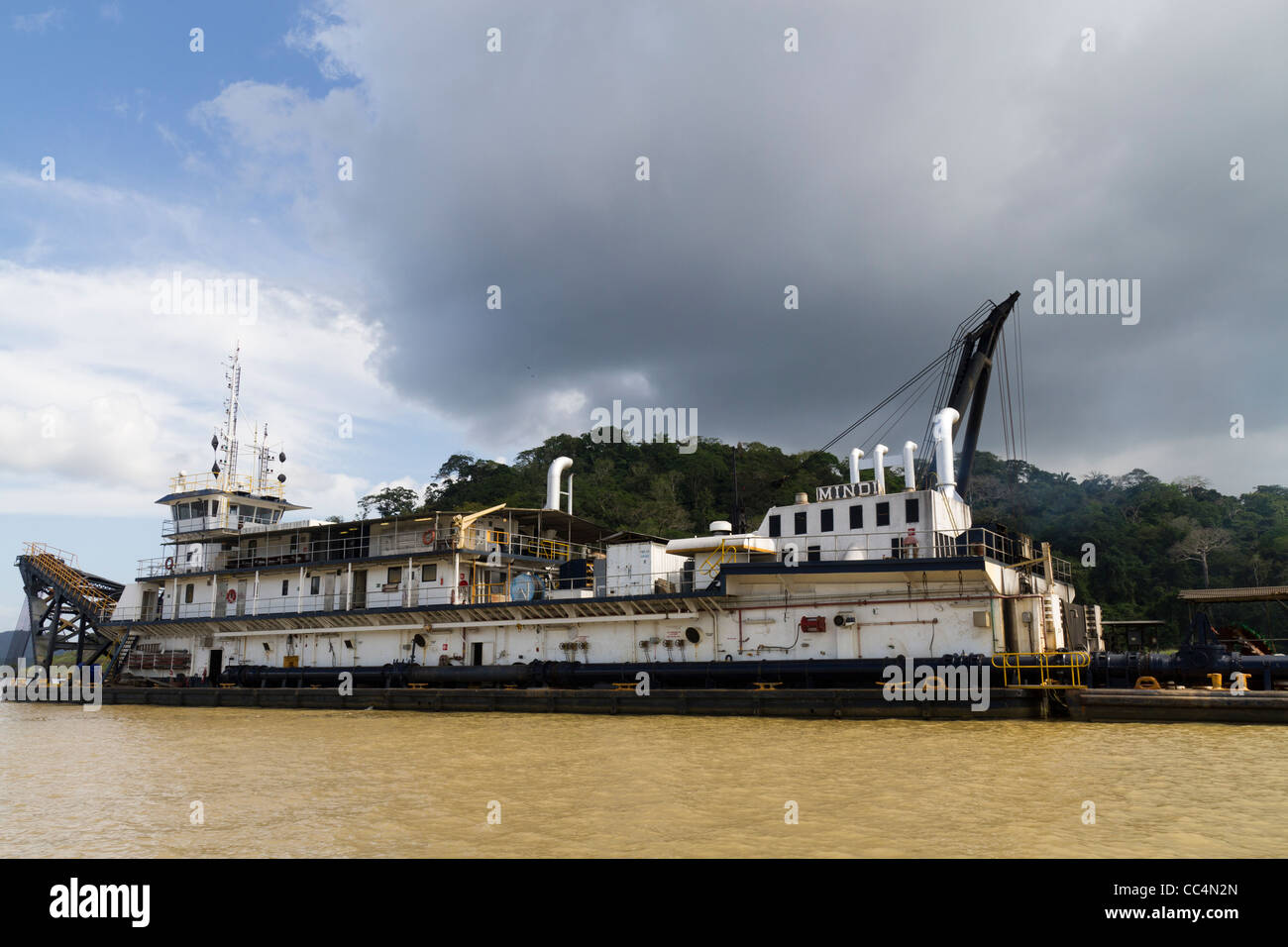 Mindi Schaufler. Panama-Kanal, Republik Panama, Mittelamerika Stockfoto