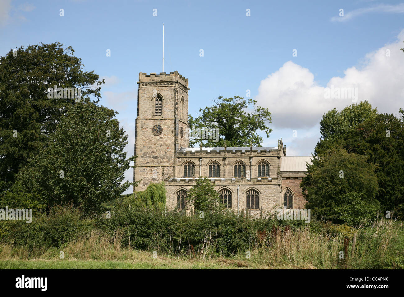 St. Johannes der Täufer Kirche Stanford auf steigen Stockfoto St. Johannes der Täufer Kirche Stanford auf steigen Stockfoto