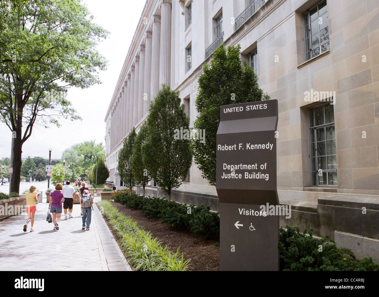 US Department of Justice Building - Washington, DC Stockfoto
