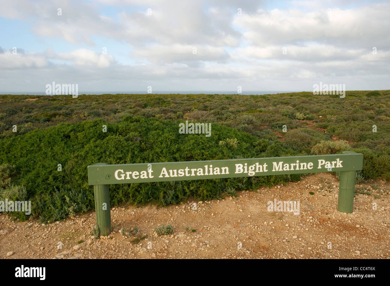 Landschaft der Great Australian Bight Marine Park, South Australia, Australien Stockfoto