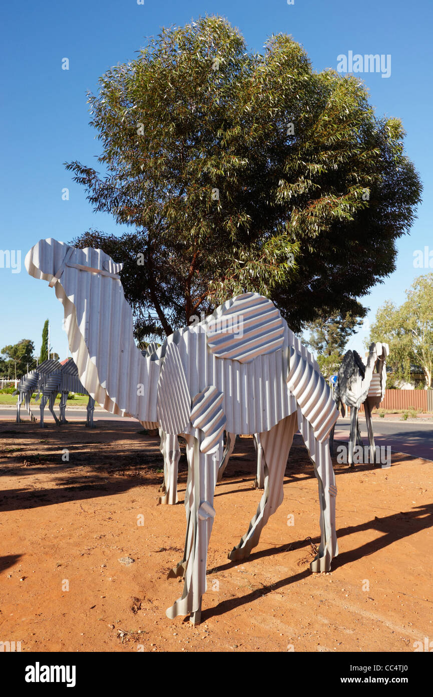 Eisen Kamel im Freien, Nordmänner, Western Australia, Australien Stockfoto