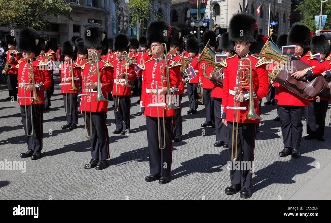 Kanada, Ontario, Ottawa, Canadian Forces zeremonielle Garde, Stockfoto