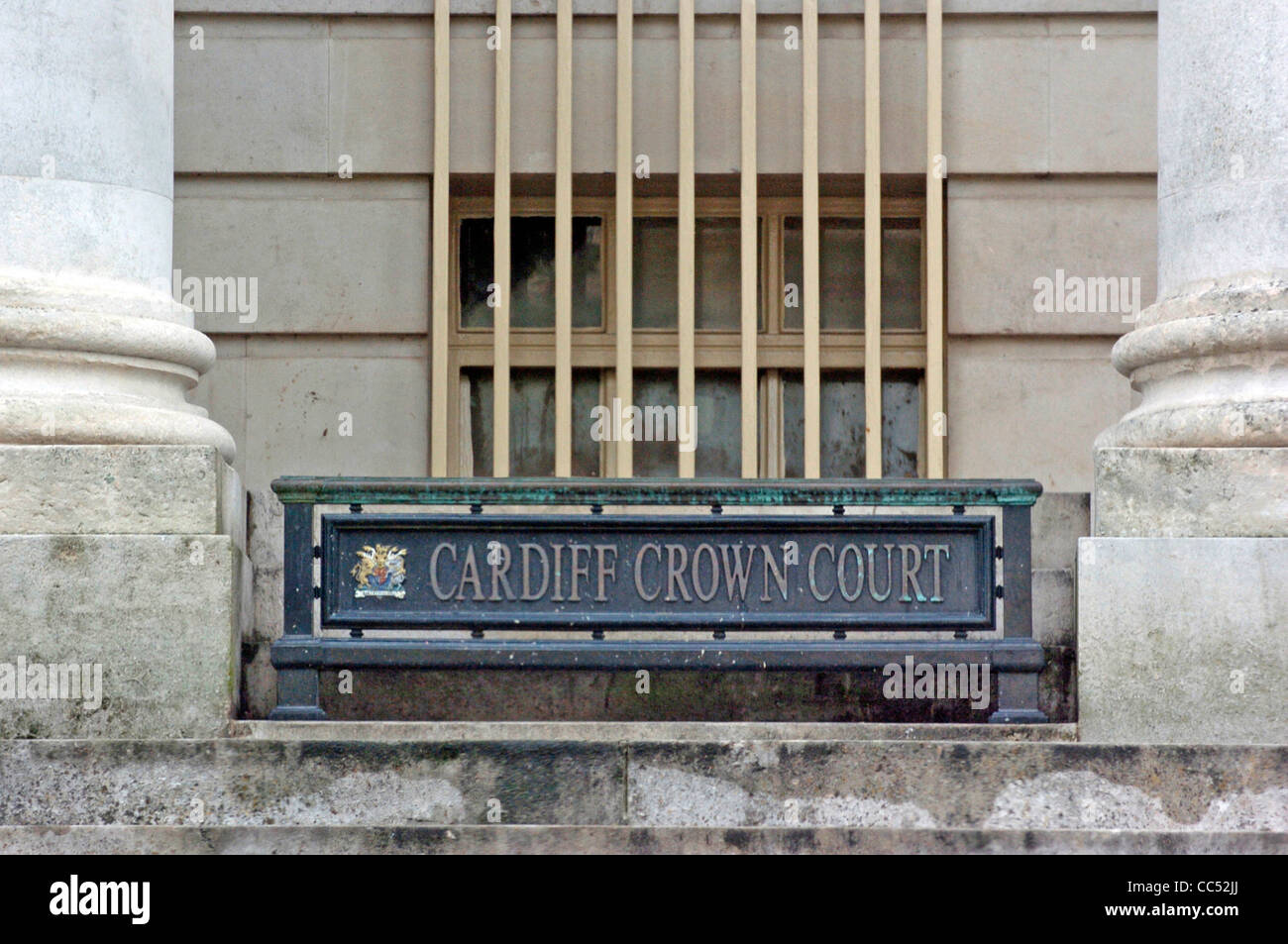 Cardiff Crown Court in Süd-Wales, UK. Stockfoto