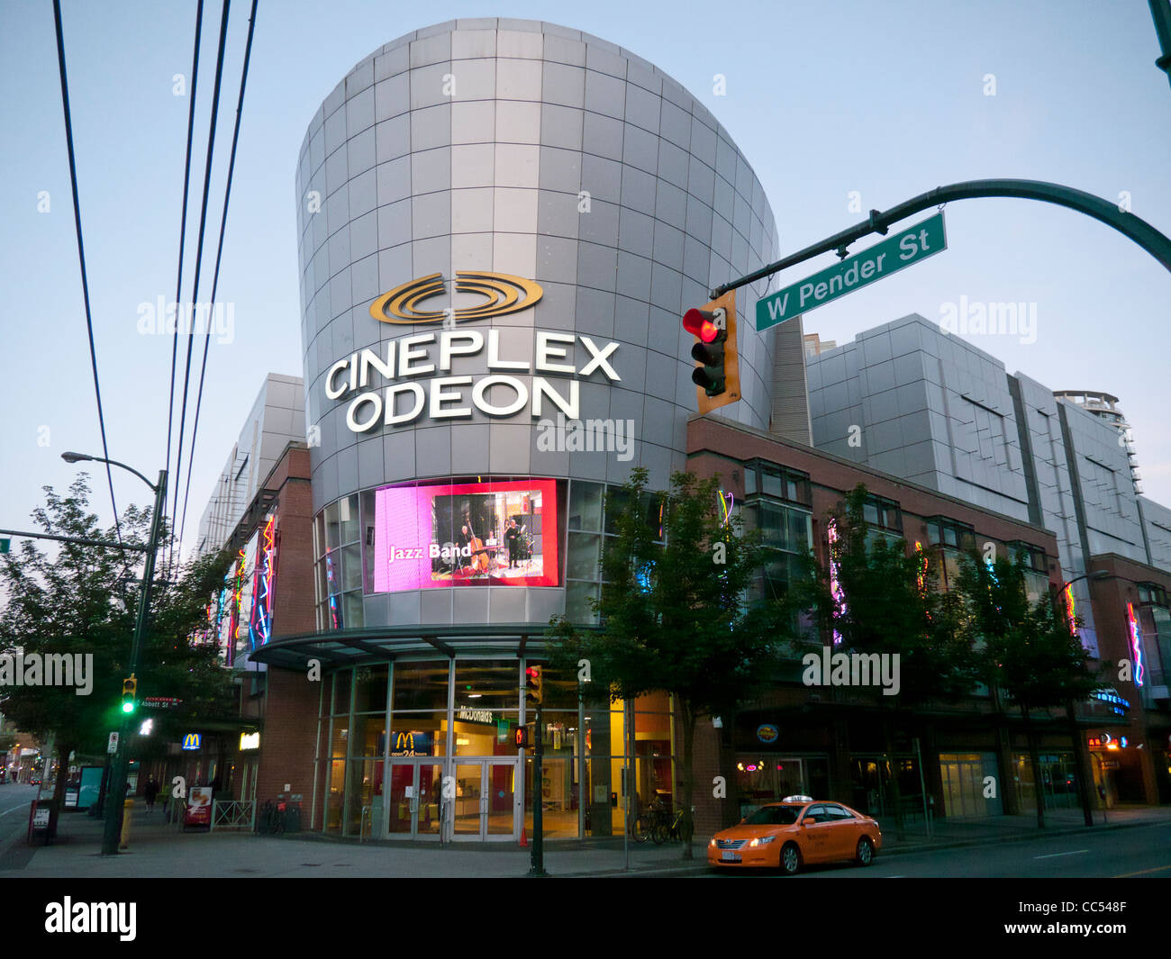 Cineplex Odeon Kino in Vancouver Kanada Stockfoto