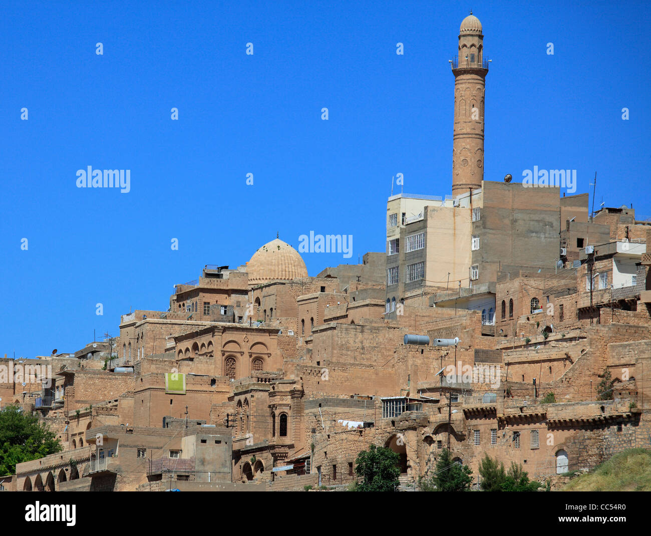 Türkei, Mardin, Skyline, Ulu Moschee, Stockfoto