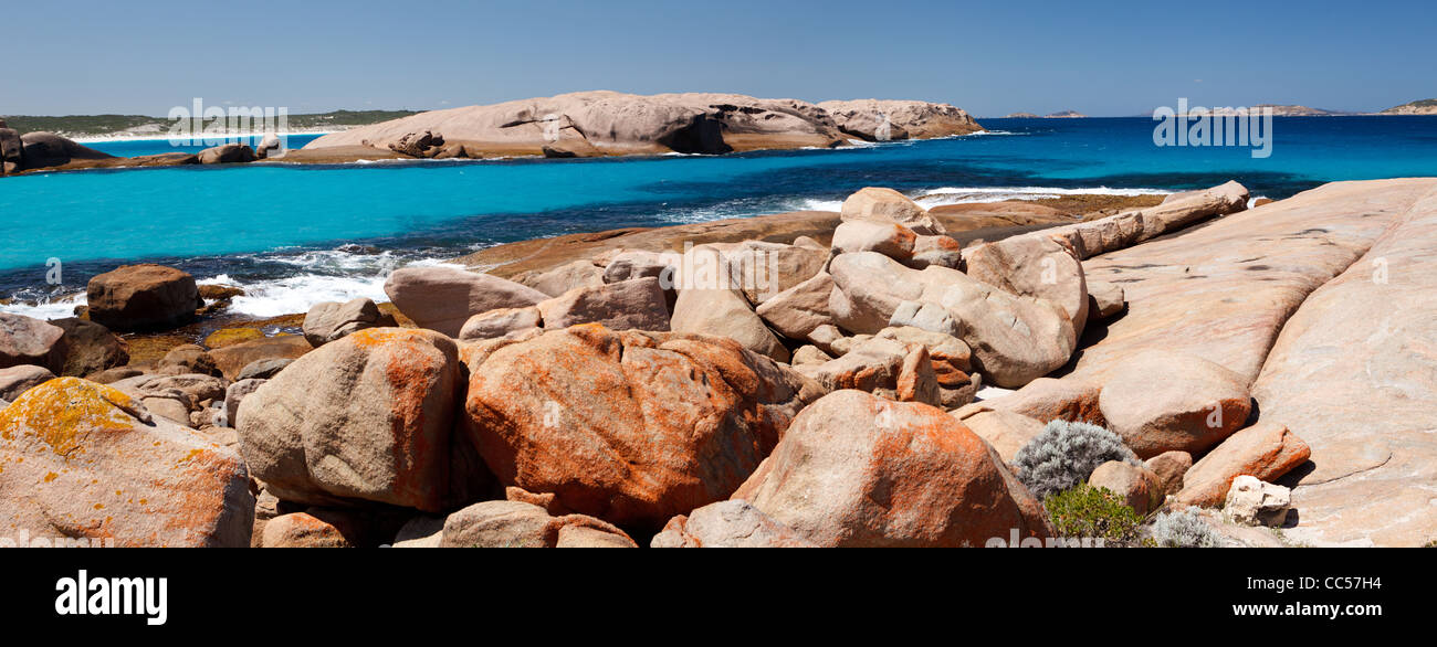 Türkis-Blau-Strand von West-Australien Stockfoto