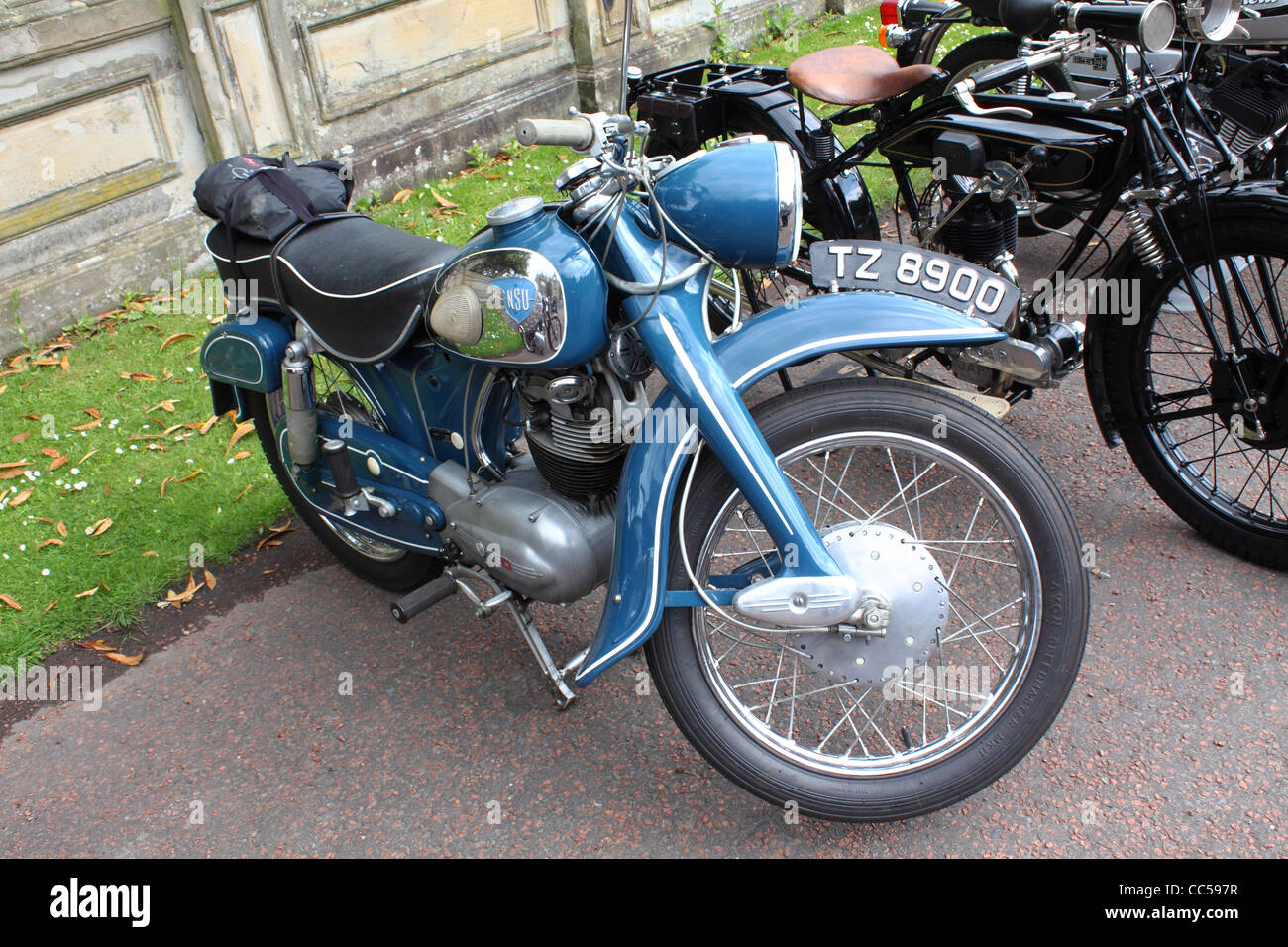 klassisches NSU Motorrad bei einer Show in Nordirland Stockfotografie -  Alamy