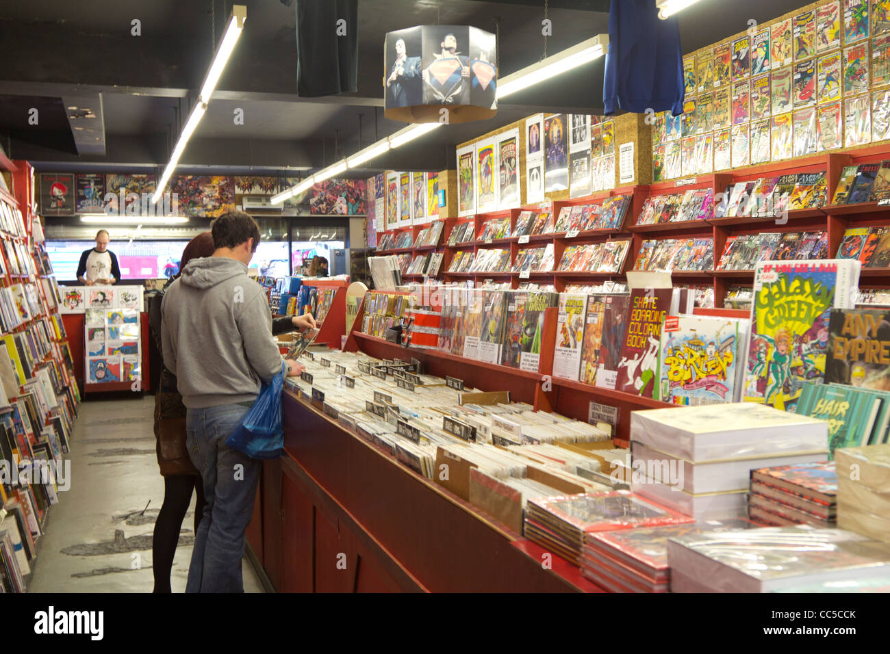 Mega-City Comics - Comic-Buchhandlung - Camden - London Stockfoto