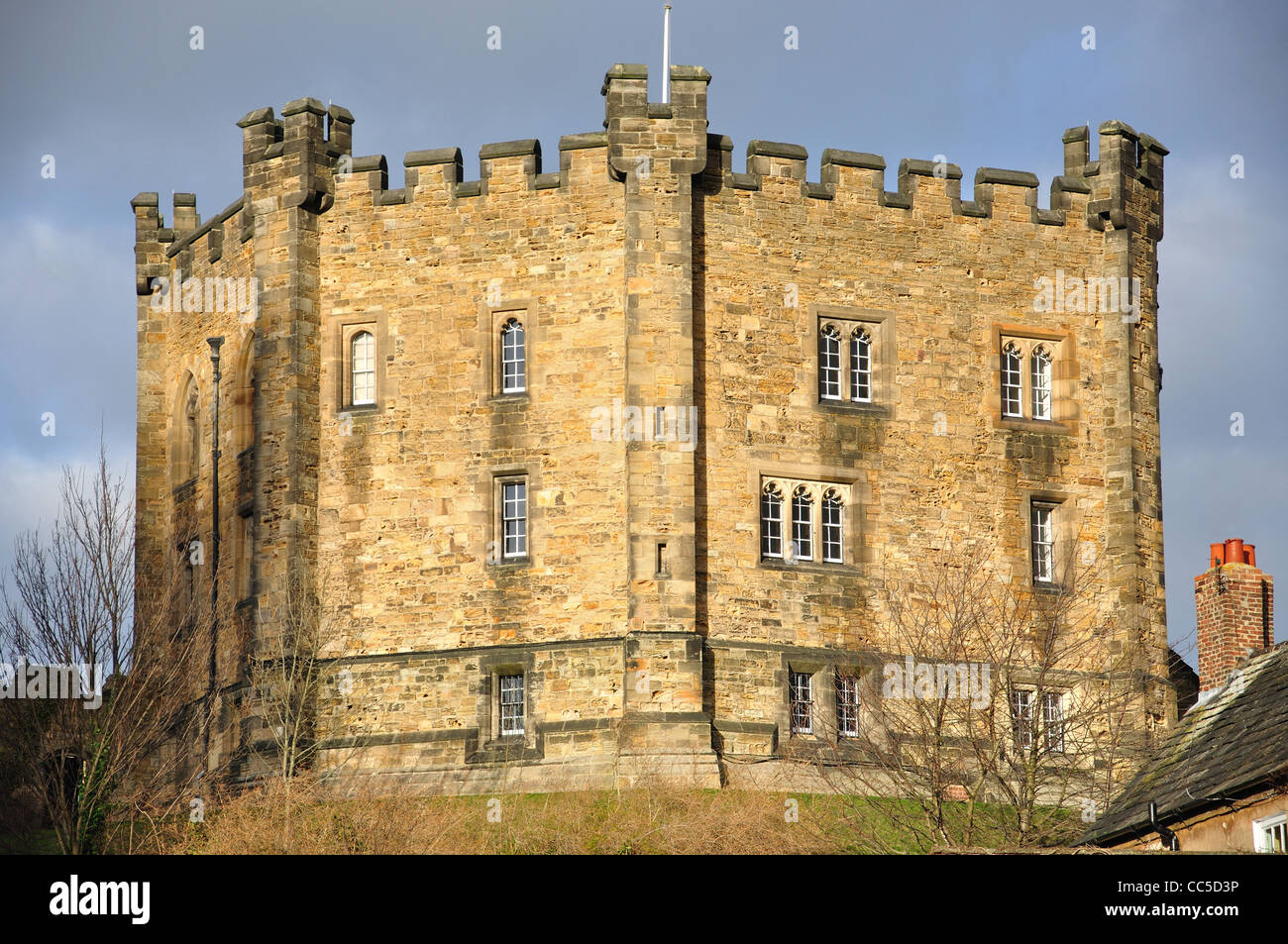 Durham Castle Keep, Durham, County Durham, England, Vereinigtes Königreich Stockfoto