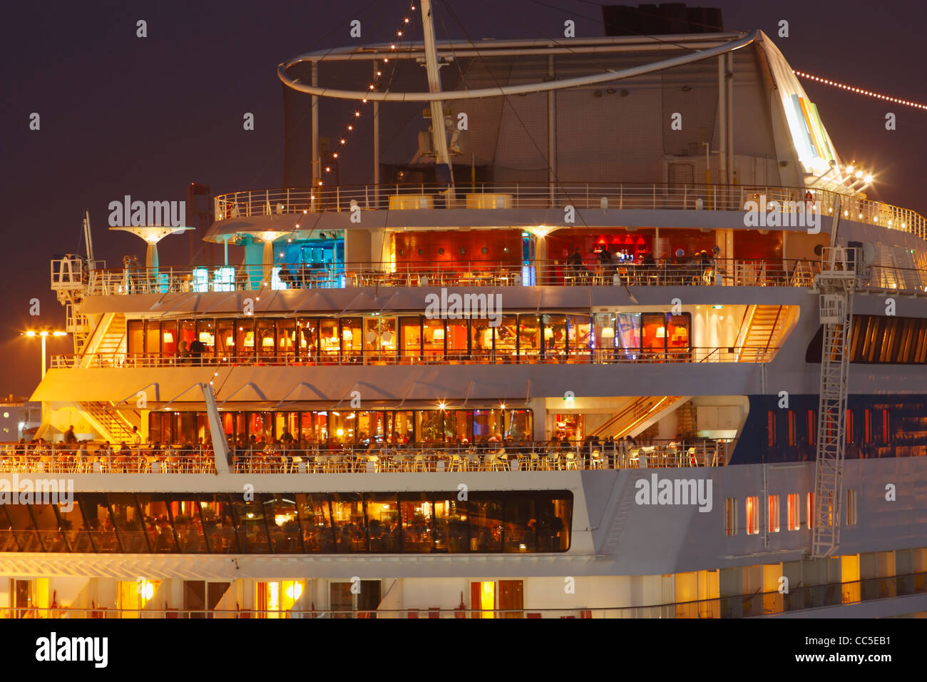 Kreuzfahrtschiff Aida in Las Palmas, Gran Canaria, Kanarische Inseln, Spanien Stockfoto