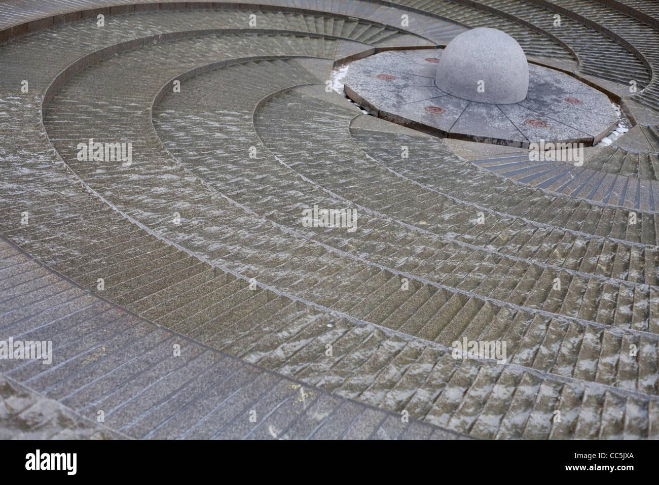 Wasserfontäne Feature auf Cockle Bay, Sydney, Australien. Stockfoto