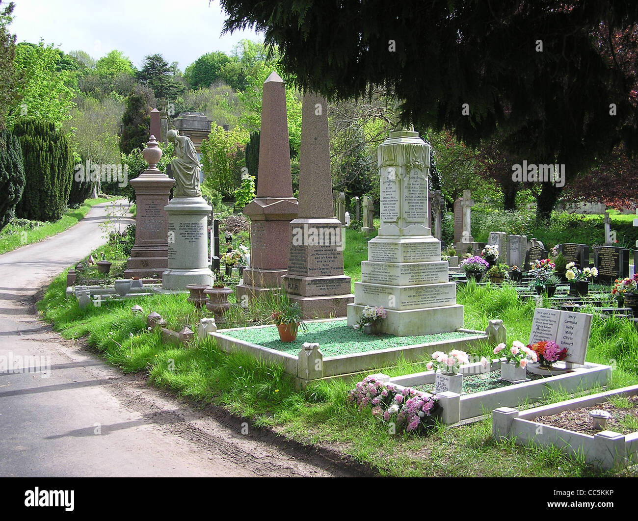 Arnos Vale Cemetery in Bristol, England. Stockfoto