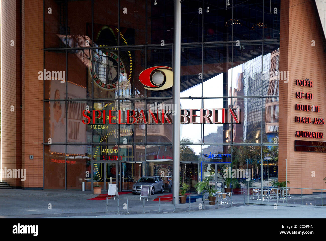 Casino am Potsdamer Platz in Berlin. Stockfoto