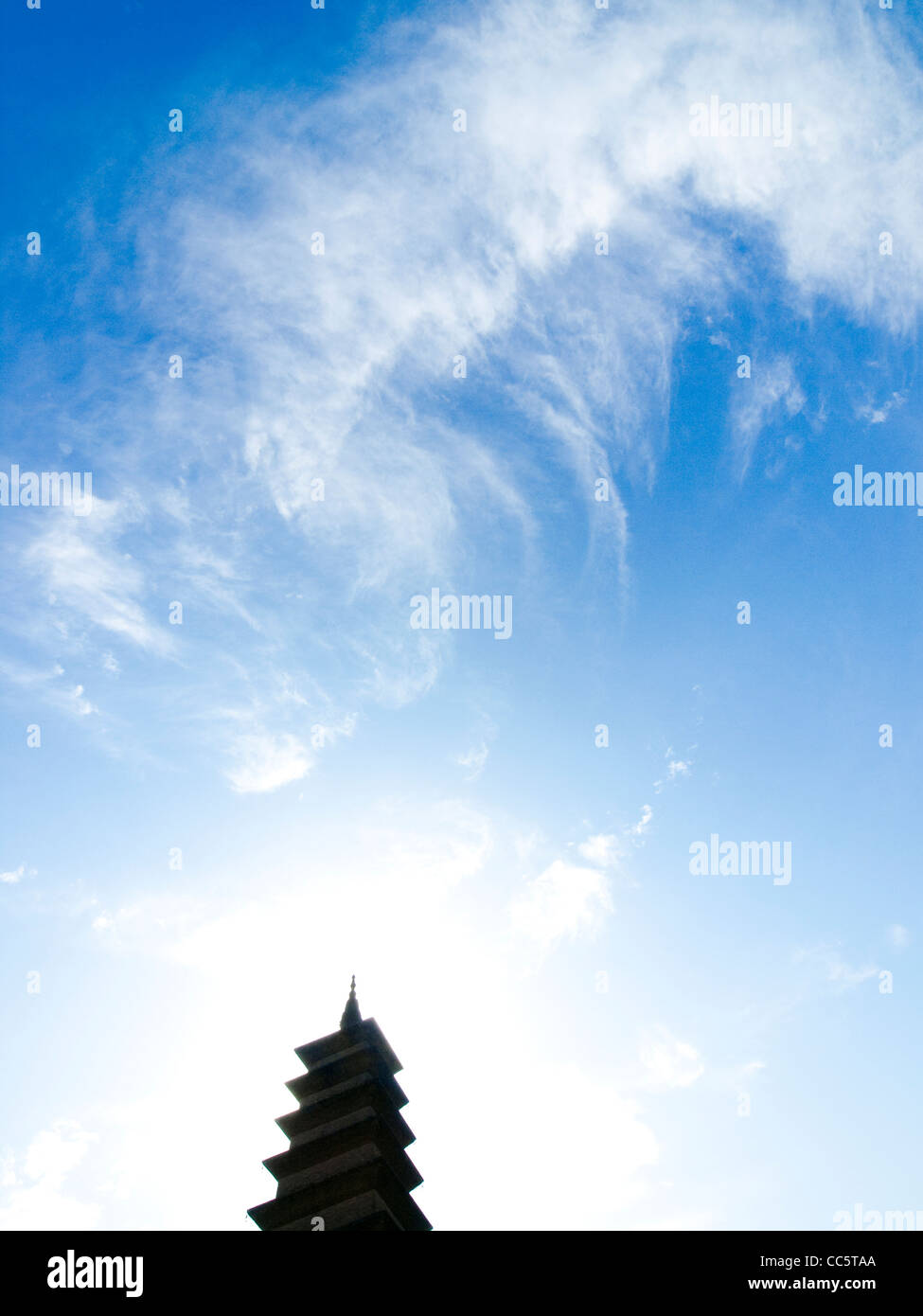 Xumi-Pagode, Zhengding, Kaiyuan Kloster, Shijiazhuang, Hebei, China Stockfoto