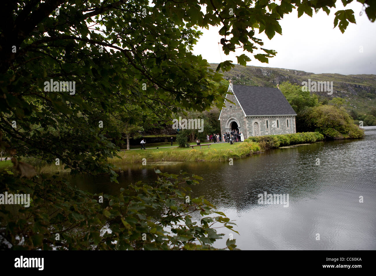 Gougane Barra Hochzeit, West Cork, Irland Stockfoto