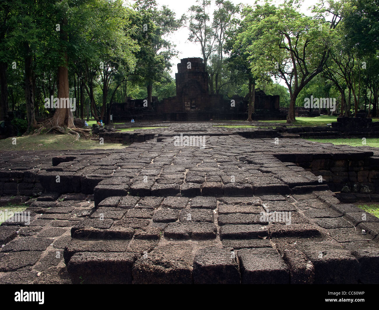 Prasat Muang Singh Khmer-Tempel. J-West das Khmer-Reich erstreckte. Kanchanaburi. Thailand Stockfoto