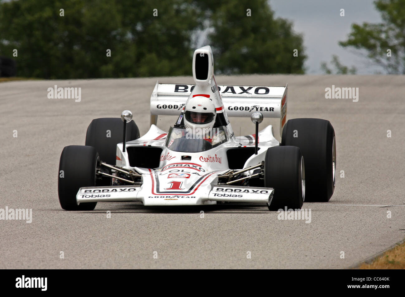 Oldtimer Sportwagen Racing Road America, Wisconsin Stockfoto