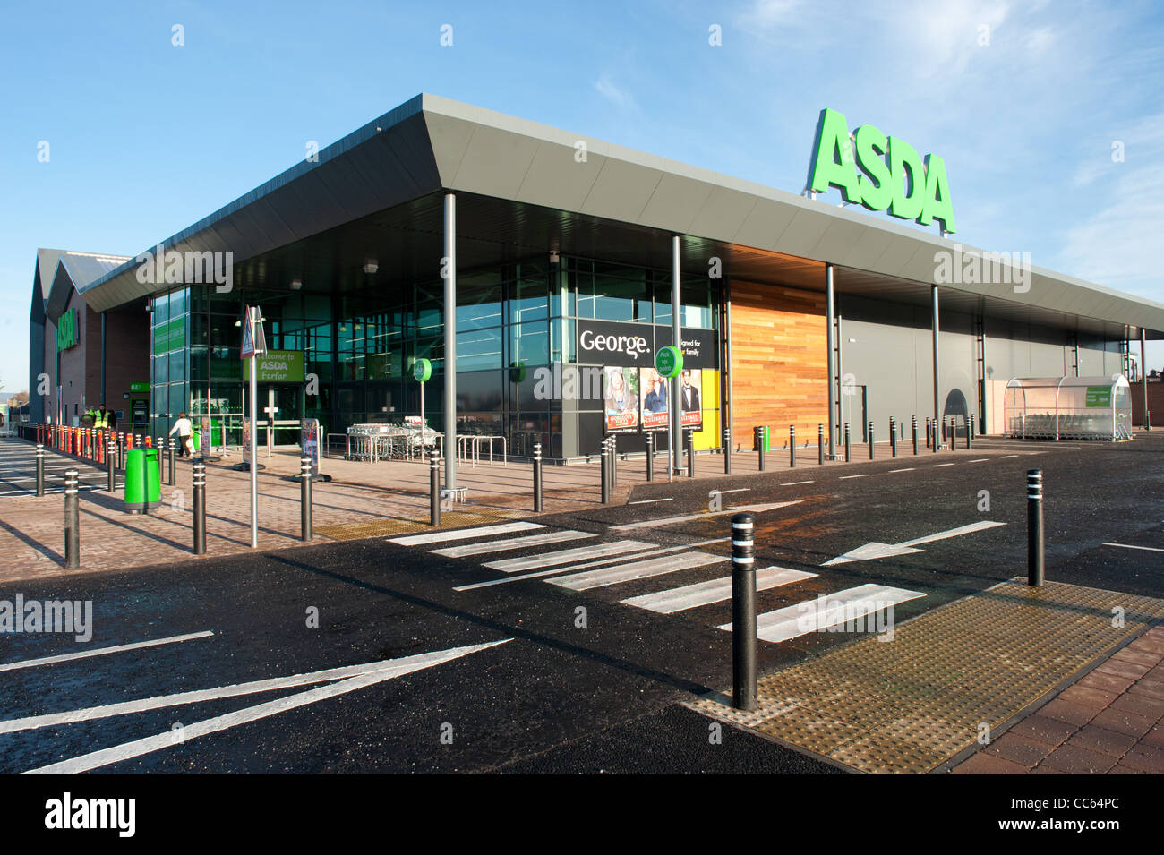 ASDA Supermarkt in Schottland Stockfoto