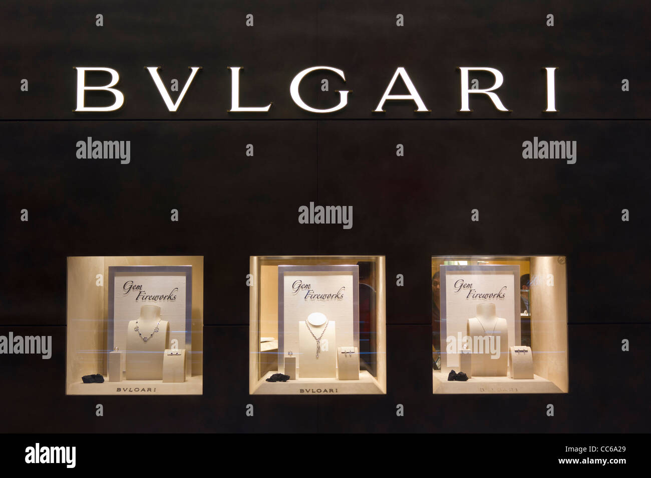 Bulgari Store, Suria KLCC, Kuala Lumpur, Malaysia Stockfoto