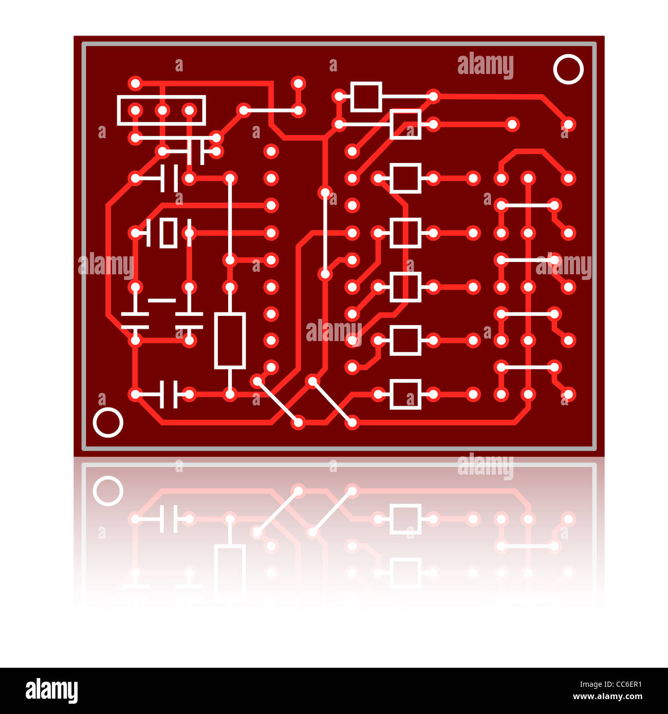 Vektor-abstrakte Platine Stockfoto