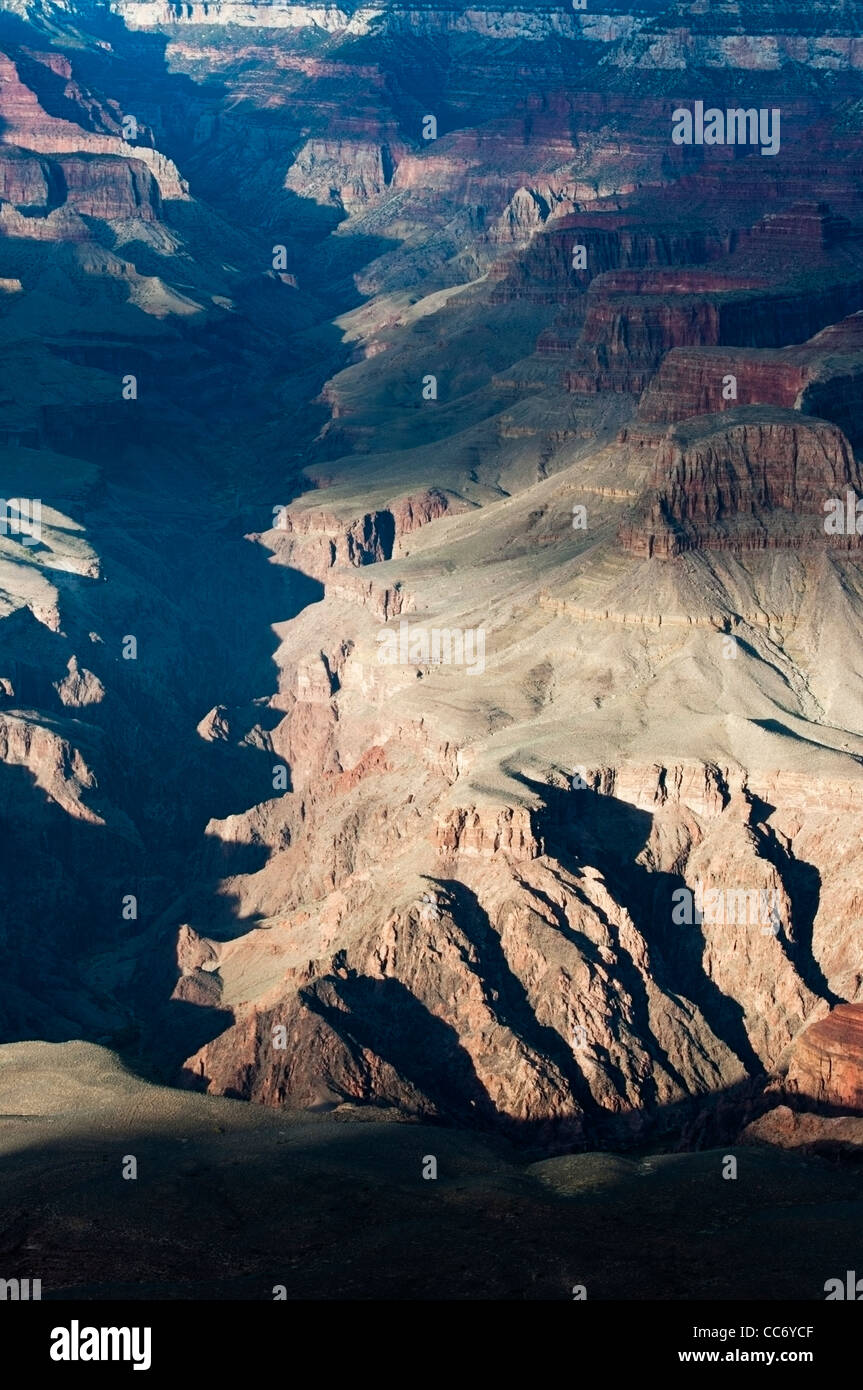 Der South Rim des Grand Canyons in Arizona USA Stockfoto